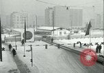 Image of Friedrichstrasse checkpoint of Berlin Wall Berlin Germany, 1961, second 33 stock footage video 65675063223