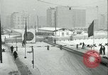 Image of Friedrichstrasse checkpoint of Berlin Wall Berlin Germany, 1961, second 34 stock footage video 65675063223