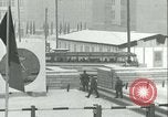 Image of Friedrichstrasse checkpoint of Berlin Wall Berlin Germany, 1961, second 36 stock footage video 65675063223