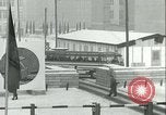 Image of Friedrichstrasse checkpoint of Berlin Wall Berlin Germany, 1961, second 44 stock footage video 65675063223