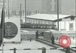 Image of Friedrichstrasse checkpoint of Berlin Wall Berlin Germany, 1961, second 45 stock footage video 65675063223