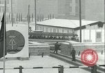 Image of Friedrichstrasse checkpoint of Berlin Wall Berlin Germany, 1961, second 46 stock footage video 65675063223