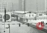Image of Friedrichstrasse checkpoint of Berlin Wall Berlin Germany, 1961, second 56 stock footage video 65675063223