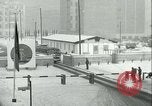 Image of Friedrichstrasse checkpoint of Berlin Wall Berlin Germany, 1961, second 58 stock footage video 65675063223