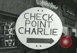 Image of Friedrichstrasse checkpoint Berlin Germany, 1961, second 3 stock footage video 65675063224