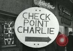 Image of Friedrichstrasse checkpoint Berlin Germany, 1961, second 4 stock footage video 65675063224