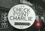 Image of Friedrichstrasse checkpoint Berlin Germany, 1961, second 5 stock footage video 65675063224