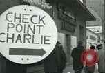 Image of Friedrichstrasse checkpoint Berlin Germany, 1961, second 7 stock footage video 65675063224