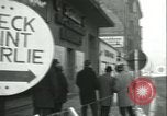 Image of Friedrichstrasse checkpoint Berlin Germany, 1961, second 8 stock footage video 65675063224