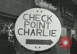 Image of Friedrichstrasse checkpoint Berlin Germany, 1961, second 20 stock footage video 65675063224