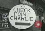 Image of Friedrichstrasse checkpoint Berlin Germany, 1961, second 22 stock footage video 65675063224