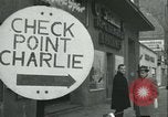 Image of Friedrichstrasse checkpoint Berlin Germany, 1961, second 26 stock footage video 65675063224