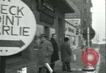 Image of Friedrichstrasse checkpoint Berlin Germany, 1961, second 27 stock footage video 65675063224