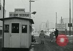 Image of Friedrichstrasse checkpoint Berlin Germany, 1961, second 41 stock footage video 65675063224