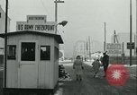 Image of Friedrichstrasse checkpoint Berlin Germany, 1961, second 42 stock footage video 65675063224