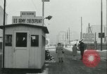 Image of Friedrichstrasse checkpoint Berlin Germany, 1961, second 45 stock footage video 65675063224