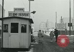 Image of Friedrichstrasse checkpoint Berlin Germany, 1961, second 47 stock footage video 65675063224