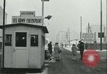 Image of Friedrichstrasse checkpoint Berlin Germany, 1961, second 48 stock footage video 65675063224