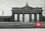 Image of Brandenburg Gate Berlin Germany, 1961, second 57 stock footage video 65675063225