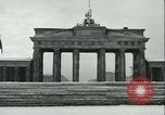 Image of Brandenburg Gate Berlin Germany, 1961, second 58 stock footage video 65675063225