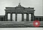 Image of Brandenburg Gate Berlin Germany, 1961, second 59 stock footage video 65675063225