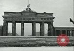 Image of Brandenburg Gate Berlin Germany, 1961, second 60 stock footage video 65675063225