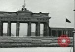 Image of Brandenburg Gate Berlin Germany, 1961, second 61 stock footage video 65675063225
