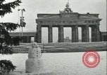 Image of Brandenburg Gate Berlin Germany, 1961, second 18 stock footage video 65675063226