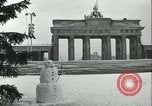 Image of Brandenburg Gate Berlin Germany, 1961, second 22 stock footage video 65675063226