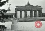 Image of Brandenburg Gate Berlin Germany, 1961, second 23 stock footage video 65675063226