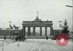 Image of Brandenburg Gate Berlin Germany, 1961, second 50 stock footage video 65675063226