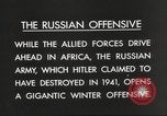 Image des soldats russes Eastern Front théâtre européen, 1943, de la seconde 6 séquences d'archives historiques vidéo 65675063231