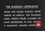 Image des soldats russes Eastern Front théâtre européen, 1943, de la seconde 8 séquences d'archives historiques vidéo 65675063231