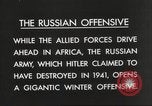 Image des soldats russes Eastern Front théâtre européen, 1943, de la seconde 10 séquences d'archives historiques vidéo 65675063231
