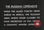 Image des soldats russes Eastern Front théâtre européen, 1943, de la seconde 12 séquences d'archives historiques vidéo 65675063231
