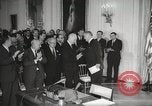Image of President Johnson signs Civil Rights Act Washington DC USA, 1964, second 33 stock footage video 65675063243