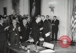 Image of President Johnson signs Civil Rights Act Washington DC USA, 1964, second 34 stock footage video 65675063243
