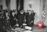 Image of President Johnson signs Civil Rights Act Washington DC USA, 1964, second 35 stock footage video 65675063243