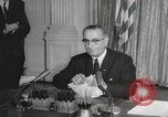Image of President Johnson signs Civil Rights Act Washington DC USA, 1964, second 41 stock footage video 65675063243
