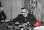 Image of President Johnson signs Civil Rights Act Washington DC USA, 1964, second 45 stock footage video 65675063243