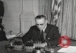 Image of President Johnson signs Civil Rights Act Washington DC USA, 1964, second 46 stock footage video 65675063243