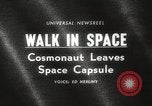 Image of Alexey Leonov first spacewalk Russia, 1965, second 22 stock footage video 65675063246