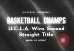 Immagine di Partita di basket Portland Oregon USA, 1965, secondo 3 filmato di repertorio 65675063255