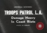 Standbild Schäden durch Krawalle Los Angeles California USA, 1965, aus Sekunde 1 historischem Filmmaterial Videoclip 65675063260