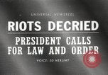 Standbild Unruhen von Ausschreitungen Detroit Michigan USA, 1967, aus Sekunde 1 historischem Filmmaterial Videoclip 65675063262