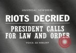 Standbild Unruhen von Ausschreitungen Detroit Michigan USA, 1967, aus Sekunde 4 historischem Filmmaterial Videoclip 65675063262