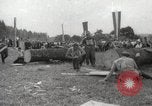 Image of tree-chopping and sawing contest Bavaria Germany, 1967, second 35 stock footage video 65675063266