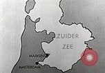 Image of dam on Zuider Zee Netherlands, 1940, second 17 stock footage video 65675063271