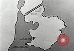 Image of dam on Zuider Zee Netherlands, 1940, second 19 stock footage video 65675063271