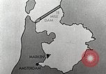 Image of dam on Zuider Zee Netherlands, 1940, second 20 stock footage video 65675063271